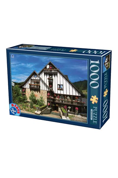 D-Toys Puzzle Hotel Plai de Dor Bucovina - Adult puzzle 1000 pieces - Images from Romania
