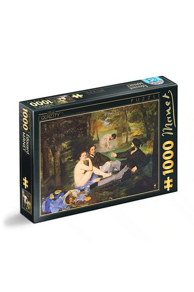 D-Toys Puzzle Édouard Manet - Puzzle adulți 1000 piese - The Luncheon on the Grass