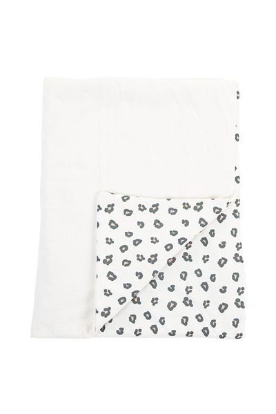 CHILDHOME Jersey Blanket 80x100 cm, Leopard