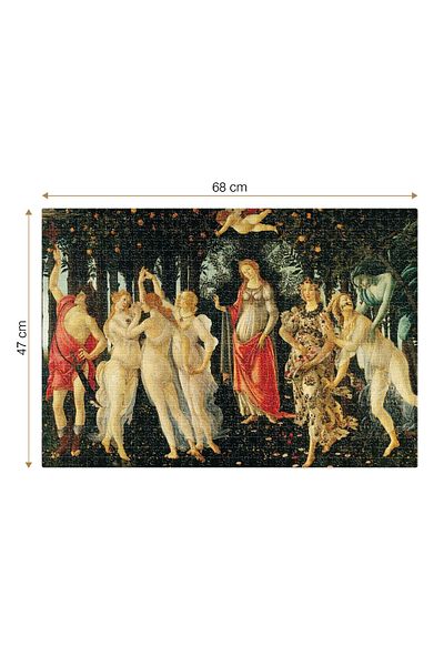 D-Toys Sandro Botticelli Puzzle - Adult Puzzle 1000 Pieces - Primavera
