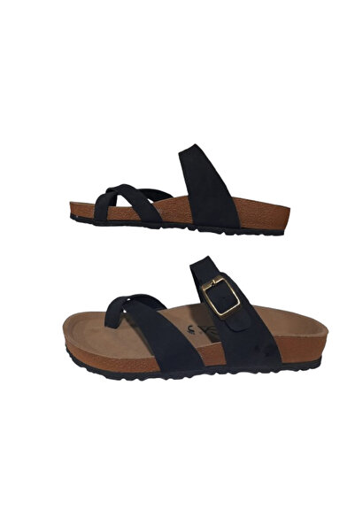 Voga Μαύρες γυναικείες άνετες ελαφριές και κομψές σαγιονάρες