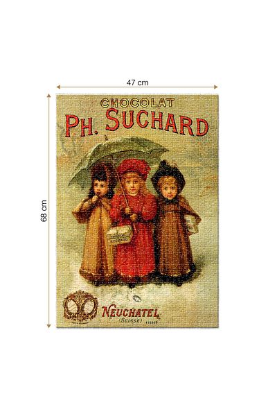 D-Toys Puzzle Chocolat Ph. Suchard - Adult puzzle 1000 pieces - Vintage Posters