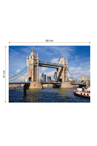 D-Toys Tower Bridge Puzzle - Adult Puzzle 1000 Pieces - Famous Places