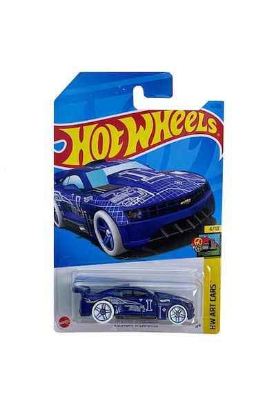 HOT WHEELS Masinuta Metalica Hot Wheels, Custom 11' Camaro, Albastru, 1:64