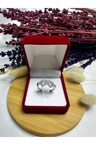 Mutenaura Stainless Steel Adjustable Heart Ring