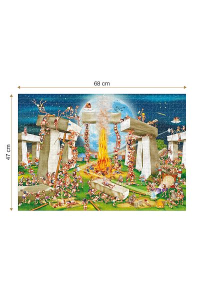 D-Toys Stonehenge Puzzle - Adult Puzzle 1000 Pieces - Cartoon Collection