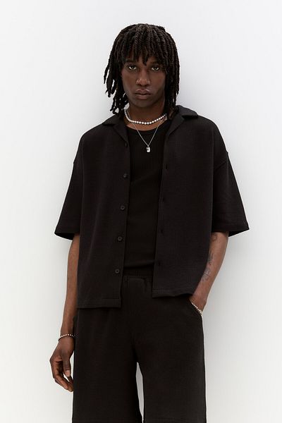 Pull & Bear Short sleeve rustic shirt