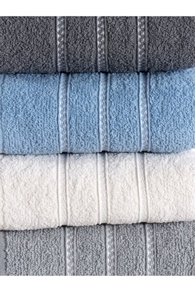 Elvira Home Collection Eh Set de 4 prosoape din bumbac pentru față