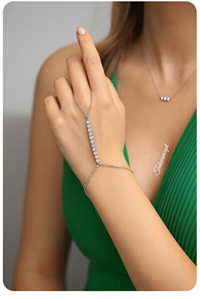 TakıConcept Kristal Taşlı Su Yolu Şahmeran Bileklik