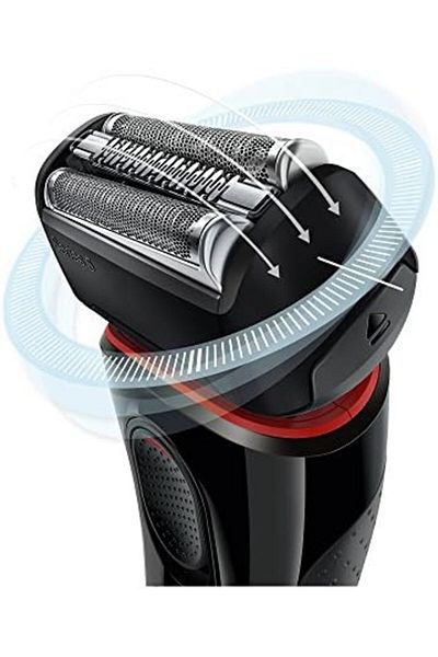 Braun Series 5 5030S Men's Electric Foil Shaver, Pop Up Precision Trimmer, Waterproof, Black