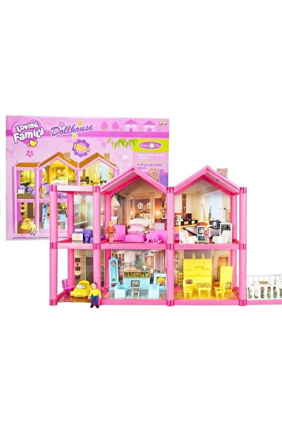 ABAGROUP Casuta cu figurine si accesorii, 69x36x16 cm