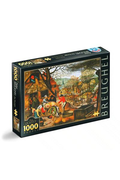 D-Toys Pieter Brueghel the Younger Puzzle - Adult Puzzle 1000 Pieces - Autumn/Toamna