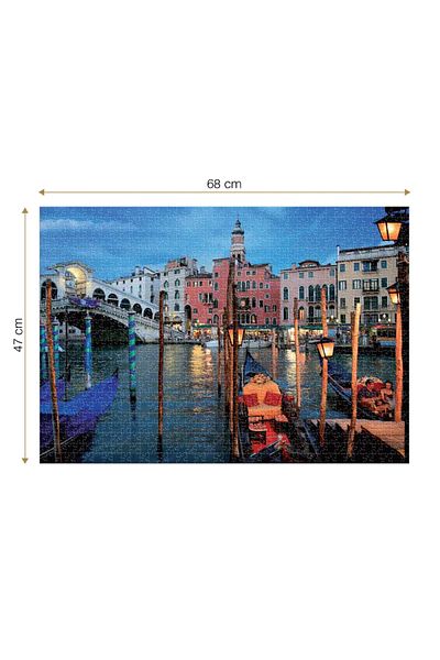 D-Toys Venice Puzzle - Adult Puzzle 1000 Pieces - Night Landscapes