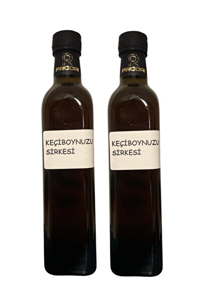 Proori Yıllanmış Keçiboynuzu Sirkesi Doğal Fermente Canlı Sirke 500 ml 2'li P...