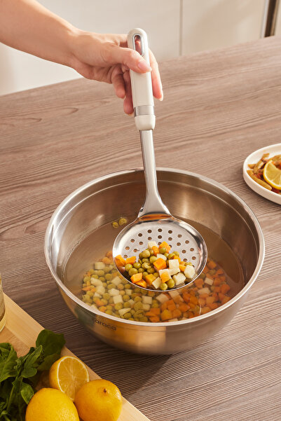 Karaca Mastermaid Colander Cream 35.5 cm