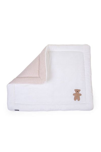 CHILDHOME Playmat 75x95 cm, Jersey/Muslin Tedy