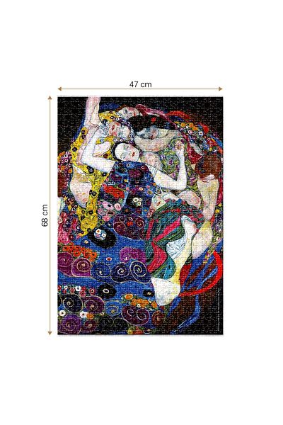 D-Toys Gustav Klimt Puzzle - Adult Puzzle 1000 Pieces - The Virgin
