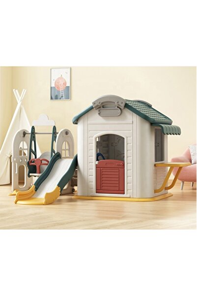 Nichiduta Children's playhouse with swing and slide Toy House