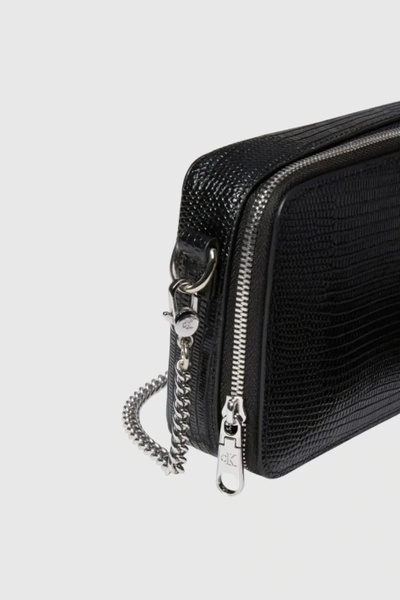 Calvin Klein Lizard Embossed Leat Kadın Siyah Cüzdan LV04F1071G-UB1