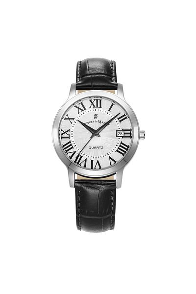 JACQUES DU MANOIR Genesis Gents Silver Pattern Men's Watch Jwg04801