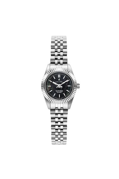 JACQUES DU MANOIR Inspiration 22mm Black MOP Women's Watch JWL05101
