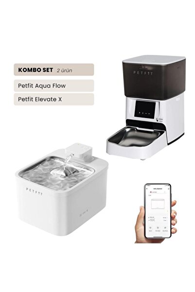 Petfit Aqua Flow WiFi Akıllı Bataryalı Otomatik Kedi Köpek Su Pınarı Çeşmesi ...