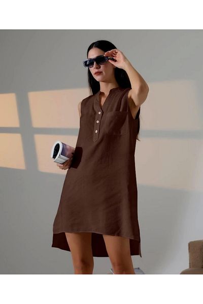 nedo7 Button Detailed Mini Dress