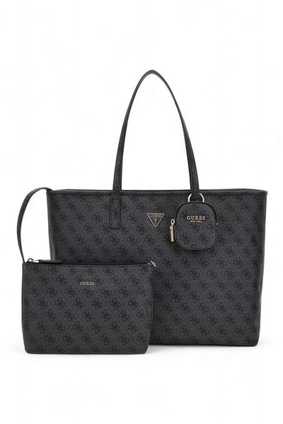 Guess Power Play Ii Anthracite Women's Shoulder Bag Hwsl7124240