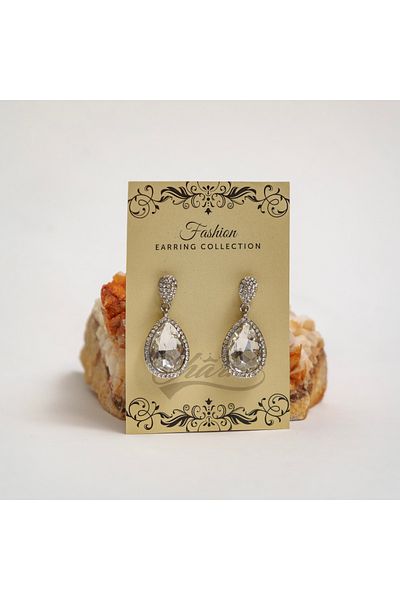 CHARM Cercei „Crystal Drop” – Lacrimă de lumină