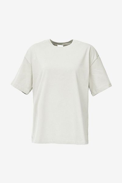 birizmoda Oversize T-Shirt - Κρέμα