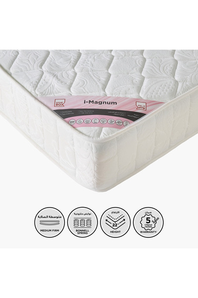 Home Box مرتبة SleepEase iMagnum ذات الرغوة الجانبية المغلفة بزنبرك بونيل كين...