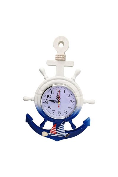OEM Decorative Anchor with Marine Accessories, Functional Clock, 34 cm