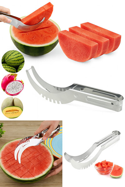 BEYZANA Pratik Karpuz Kavun Dilimleme Ve Servis Aparatı Servis Bıçağı
