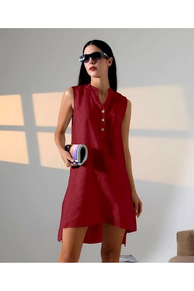nedo7 Button Detailed Mini Dress