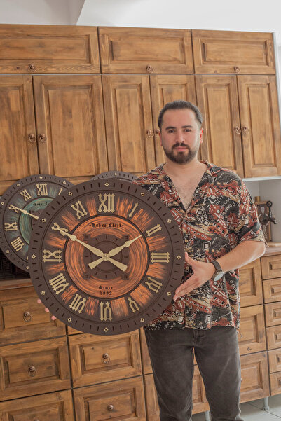 kohneclock cut cupper 50cm duvar saati