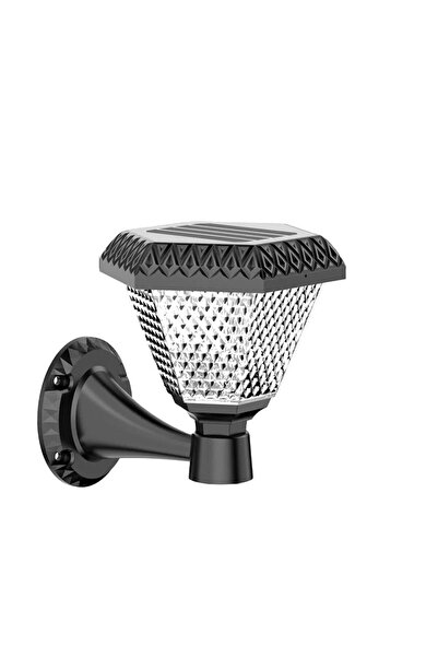 Tescomak Lampa solara de perete, lumina calda si RGB, cu telecomanda, hexagon...