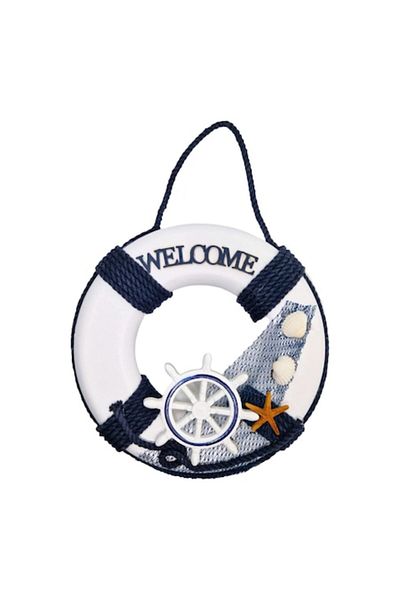OEM Colac de salvare decorativ cu accesorii marine, 23 cm