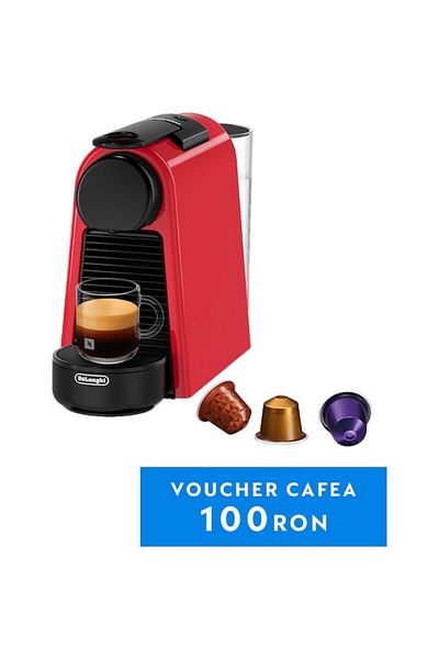 Nespresso Espressor de la De'Longhi Essenza Mini Ruby Red