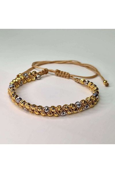My Bijoux Brățară reglabilă placată cu aur și rodiu Mallory