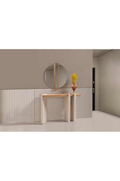 Hominto SÜTUN DRESUAR / MASİF MEŞE KAPLAMA / LAKE BOYALI