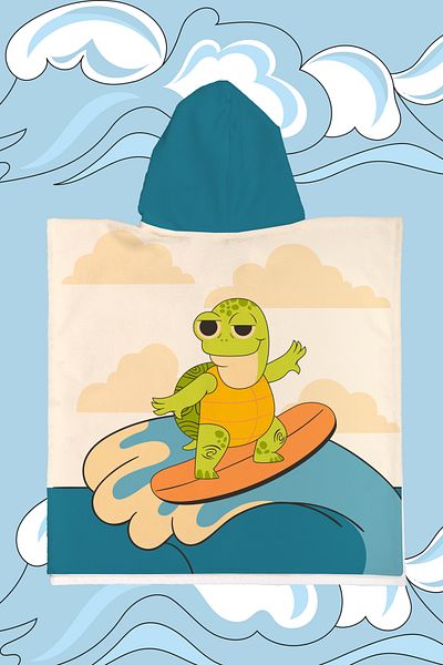 Evdek منشفة الشاطئ للأطفال من Slow Surf