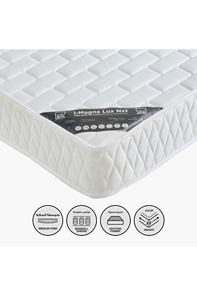 Home Box مرتبة SleepEase iMagna Lux Nxt المصنوعة من قماش محبوك وإسفنج عالي ال...