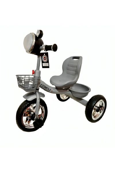 rexa Stylish Toddler Tricycle with Headlight & Baskets