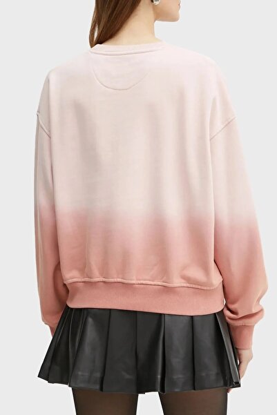 Guess Pamuklu Relaxed Fit Bisiklet Yaka Logolu W4BQ10KBY51