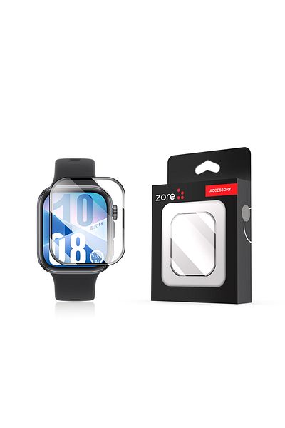 HTstore واقي شاشة ساعة Huawei المتوافق مع Watch Fit 4 Zore PMMA Pet
