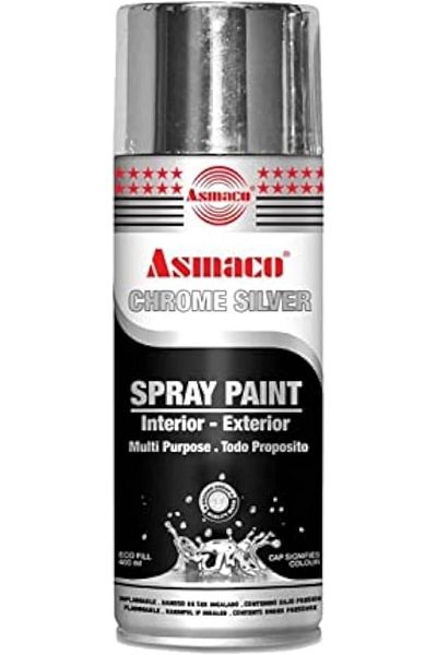Asmaco spray paint chrome silver - silver glossy - 400ml