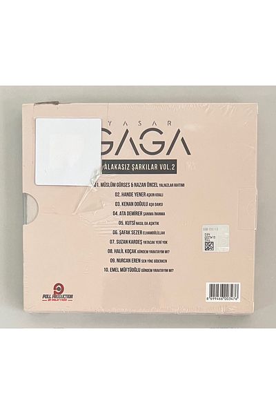 Plakevi İzmir Yaşar Gaga Alakasun Songs Vol 2 Cd (Zero Period Printing Cd in Gelatin)