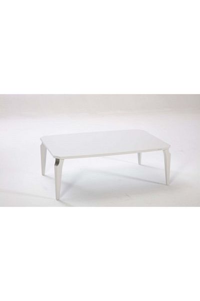 Bellona Coffee Table Leny, 69x105x40cm, MDF Top, White Legs