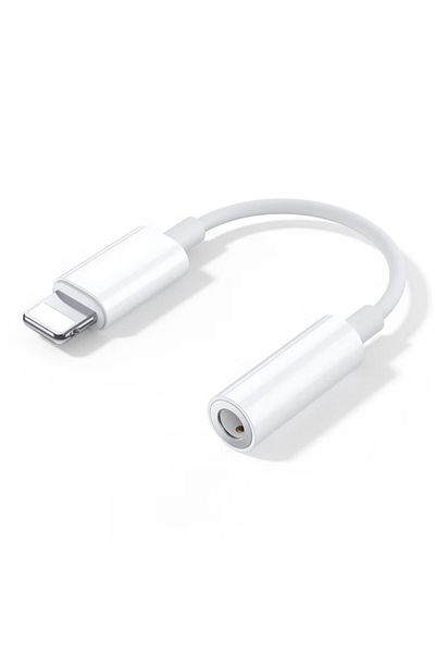 HTstore محول صوت Zore AC-04 Lightning إلى 3.5 ملم Aux Converter
