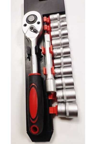 Skygo مجموعة مفاتيح ربط ممتازة مكونة من 12 قطعة، مجموعة مفتاح ربط مع حامل، ضبط تلقائي، صامولة قفل